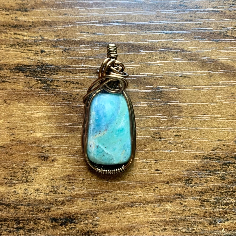 Ruby Fuchsite Pendant (Handmade NWT)